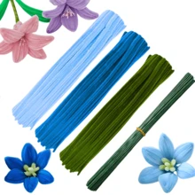 Set de 150/300 Limpiapipas para manualidades DIY, 3 colores, serie azul, limpiapipas azules de chenilla, limpiapipas azules a granel - Limpiapipas esponjosos para artes y manualidades, ideales para hacer flores, animales y decoraciones, set de limpiapipas para decoraciones de manualidades DIY - Multicolor - Ver 13
