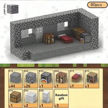 创意像素磁性积木套装，磁性立方体玩具，用于构建场景，STEM 感官游戏，构建磁性世界，益智积木玩具，适合 3 岁以上男孩和女孩，生日、节日礼物（款式随机搭配） - 彩色 - 查看 16