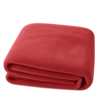 Blanket Duvet Quilt And Blanket Double Queen Size Double Sided Blanket And Sherpa Sheepskin - Red Blanket - View 2