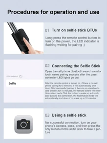1 pezzo Bastone selfie portatile con telecomando senza fili e luce, treppiede per telefono estensibile e portatile con telecomando, compatibile con 15/14 Pro Max/13/12/11 e smartphone Android, nero/rosa/bianco, per fotografia e registrazione video, per live streaming compatibile con e Android, per vacanze estive, viaggi, illuminazione, attività all'aperto, supporto per live streaming