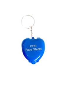 1PC Cardiopulmonary Resuscitation Mask, Mask Key Chain, Outdoor Cardiopulmonary Resuscitation Mask, Pocket Mask, Tool, Heart Shape