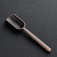 1 pieza Cuchara/Cucharón de té de aleación de bronce y cobre con carácter de fortuna y nube propicia, mango largo creativo, herramienta de elaboración de té, accesorio de juego de té Kung Fu, decoración de sala de té - Multicolor - Ver 17