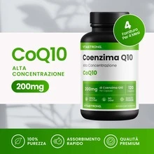 Vitastrong Coenzyme Q10 200 Mg High Dosage – 120 Premium Quality Capsules, 1 Per Day For 4 Months, Gluten And GMO Free, Made In Italy - Others - View 2