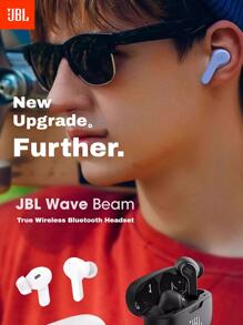 JBL JBL WAVE BEAM Kabellose Bluetooth-Kopfhörer für Sport Laufen geräuschgedämpft wasserdicht Ohrhörer