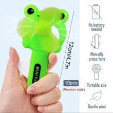 1~3pcs Mini Portable Fan Bulk Cute Summer Fan Party Discount Manual Cooling Fan Cute Handheld Fan Bulk Mini Fan Outdoor Cooling Gift, Available In Various Colors And Styles, Tested Grip Strength, Essential For Summer, Good For Outing, Daily Rewards, Small Gifts ,Camping Gifts Fan,Fans