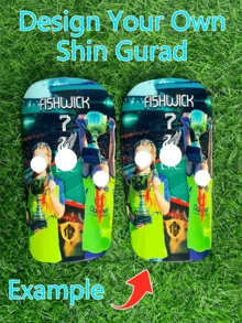 Custom Symmetrical Personalized Ceramic Shin Guards, Football Gift, Adult Shin Guards