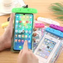 1pc/2pcs/4pcs Waterproof Floating Phone Pouch For Beach, Pool, Underwater Use, Touch Screen, Outdoor Swimming Photography Accessory