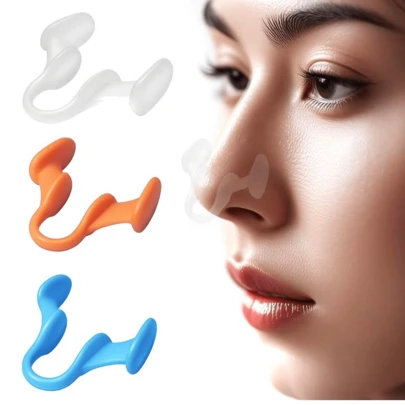 4pcs Silicone Anti-Snoring Devices, Suitable For Sleeping, Day And Night Use. Effectively Reduces Snoring, Assists Breathing, Improves Sleep, And Relieves Snoring. Portable Design For Home Use, Suitable For Both Men And Women.