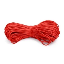 20米/卷 1.5毫米7号涤纶珠宝绳染色尼龙线中国结绳适用于DIY手链项链线香巴拉串线 - 線 - 查看 29