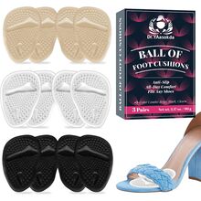 Ball Of Foot Cushions – Soft Silicone Pads For High Heels, Reduce Pressure & Pain - Purple - View 3
