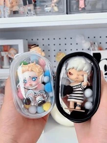 A Storage Bag For Small Toys And Accessories, Enclosed Transparent Blind Box Display Storage Bag,Blind Box Storage Bag, Pendant Bag, Mini Cute Display Walking Doll Bag,Data Cable Storage Bag, Charger Storage Bag, Headphone Storage Bag, Jewelry Storage Bag, Cosmetics Storage Bag,Transparent And Visible, Lightweight And Easy To Carry, Dustproof, Waterproof And Dirt Proof