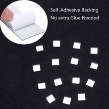 1pc 4"X100" Mosaic Mirror Sheet, 1600pcs Self-Adhesive Glass Wall Sticker, DIY Creative Checkered Mirror Decor For Living Room Background Wall