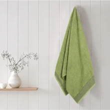 Ultra Soft 2 Pack Oversized Bath Towel Set 28x55 Inches, 100% Cotton Large Bath Towels, Ultra Absorbant Compact Quickdry & Lightweight Towel, Ideal For Gym Travel Camp Pool - Brown - Kiwi Green - View 3