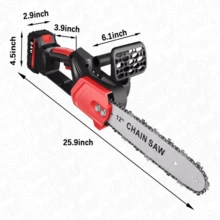 Seokiwi Motosierra Eléctrica Inalámbrica Portatil Sin Escobillas 48v - Negro - Ver 9