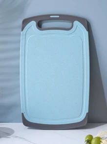 1 Stück doppelseitiges antibakterielles und schimmelresistentes Schneidebrett für den Haushalt, Hilfsmittel zum Schneiden von Lebensmitteln, Schneidebrett für Obst, klebiges Küchen-Schneidebrett, Messer-Board, Gastronomie