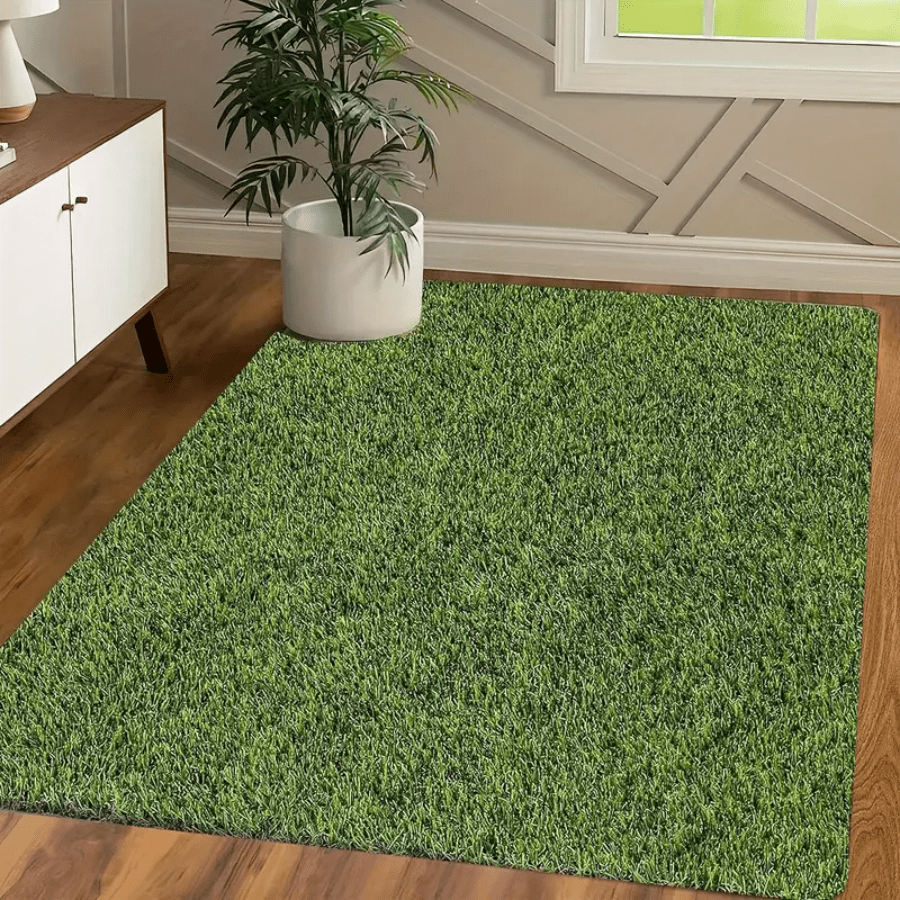 Alfombra de césped artificial, estera de césped sintético de plástico, césped falso de fácil instalación, sin necesidad de electricidad, para decoración de balcones, reemplazo de plantas