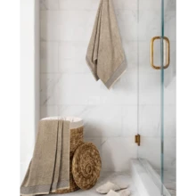 Ultra Soft 2 Pack Oversized Bath Towel Set 28x55 Inches, 100% Cotton Large Bath Towels, Ultra Absorbant Compact Quickdry & Lightweight Towel, Ideal For Gym Travel Camp Pool - Brown - 譚 - 查看 4