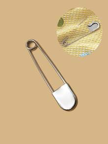 AZUREAL 超大号安全别针，5 英寸（12.7 厘米）特大号安全别针，重型不锈钢超大号安全别针，适用于衣服、毯子、皮革、帆布、洗衣、户外和工艺品（银色） - 銀色 - 查看 5