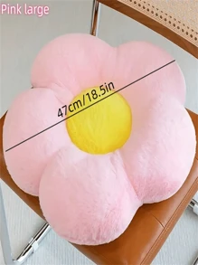 1pc Flower Shaped Throw Pillow Cushion - Multifunctional Comfortable Seat Cushion | Festive Decor Essential (Halloween/Christmas) | Suitable For Sofa, Window Seat, Reading, Leisure, Home Room Decoration