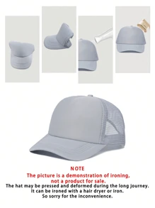 1 pièce Casquette de baseball unisexe à lettres "I LOVE", drôle pour le jour de match, réglable, chapeau de soleil pour l'extérieur, printemps et automne, voyage, vacances à la plage, sports, style Y2K, chapeau de papa, casquette de camionneur respirante en maille, meilleur cadeau de vacances