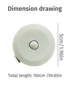 1pc Cute Mini Retractable Automatic Measuring Tape,Soft Tape Measure, Body Sewing Flexible Ruler For Weight Loss Medical Body Measurement Sewing Tailor Craft The Tape Measure Is 1.5 M/60 In Length,Note That During Packaging And Transportation, The Product May Have Scratches, Slight Wear, Scratches, Paint Peeling, Dirt, Cracks, Slight Discoloration, Etc. These Are Not Quality Problems And Will Not Affect The Normal Use Of The Product.