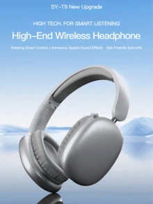 Reletech T9 无线蓝牙游戏耳机，一款新型高频无线蓝牙耳机，适用于游戏手机、电脑、个人手机和降噪耳机。