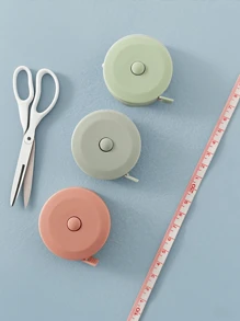 1pc Cute Mini Retractable Automatic Measuring Tape,Soft Tape Measure, Body Sewing Flexible Ruler For Weight Loss Medical Body Measurement Sewing Tailor Craft The Tape Measure Is 1.5 M/60 In Length,Note That During Packaging And Transportation, The Product May Have Scratches, Slight Wear, Scratches, Paint Peeling, Dirt, Cracks, Slight Discoloration, Etc. These Are Not Quality Problems And Will Not Affect The Normal Use Of The Product.