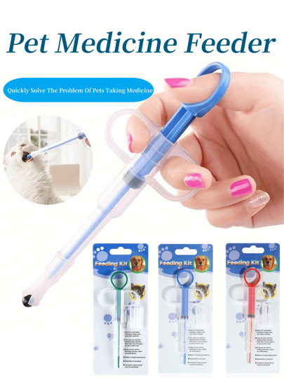 1-Piece / 2 Pieces / 5-Piece Pet Pill Shooter, Cat Tablet Soft Tip Syringe Animal Medicine Feeder, Pet Medical Feeding Dispenser Tool, Suitable For Kittens, Puppies And Wild Animals Two Colors Of The Green Drug Feeder (Dark Green And Light Green) Will Be Randomly Distributed