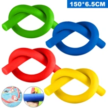 Single Swimming Pool Noodle Float Aid Woggle Logs Noodles Water Flexible Wet Tub Float - Yellow - View 1