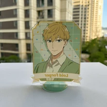 Nouveau support en acrylique de 15 cm Figurine SPY*FAMILY Anime Périphériques Beau décor de chambre de bureau Ornement Enseigne humanoïde