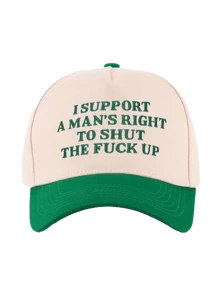 Gorra de béisbol de papá de estilo versátil para exteriores con bordado de eslogan y contraste de color