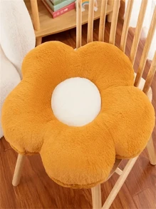 1pc Flower Shaped Throw Pillow Cushion - Multifunctional Comfortable Seat Cushion | Festive Decor Essential (Halloween/Christmas) | Suitable For Sofa, Window Seat, Reading, Leisure, Home Room Decoration