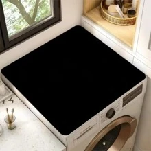 1 Peça Tapete de Máquina de Lavar de Cor Sólida, Tapete Cobertura de Poeira de Máquina de Lavar de Estilo Boêmio Estampado, Tapete Absorvente de Balcão de Cozinha, Tapete de Geladeira Altamente Absorvente e de Secagem Rápida, Tapete Antiderrapante para Piso de Banheiro, Tapete de Pia de Silicone Macio, Tapete de Secagem de Louça Antiderrapante e Altamente Absorvente, Disponível em Vários Tamanhos para Máquina de Lavar e Secadora Moderna, Adequado para Lavanderia/Cozinha/Banheiro