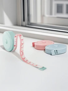 1pc Cute Mini Retractable Automatic Measuring Tape,Soft Tape Measure, Body Sewing Flexible Ruler For Weight Loss Medical Body Measurement Sewing Tailor Craft The Tape Measure Is 1.5 M/60 In Length,Note That During Packaging And Transportation, The Product May Have Scratches, Slight Wear, Scratches, Paint Peeling, Dirt, Cracks, Slight Discoloration, Etc. These Are Not Quality Problems And Will Not Affect The Normal Use Of The Product.