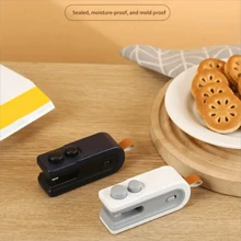 Sellador mini portátil 2 en 1, sellador de vacío mini inalámbrico, sellador de plástico de alimentos para el hogar