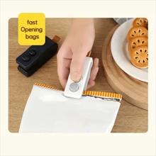 Sellador mini portátil 2 en 1, sellador de vacío mini inalámbrico, sellador de plástico de alimentos para el hogar