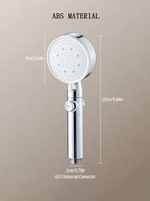 1 pieza Ducha de mano presurizada, con soporte y manguera de ducha, cabezal de ducha ajustable de 5 modos, boquilla de ducha para baño, rociador de ducha, accesorios de baño, disfruta de una experiencia de baño de lujo