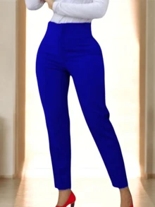 Women Pants - Royal Blue - View 2
