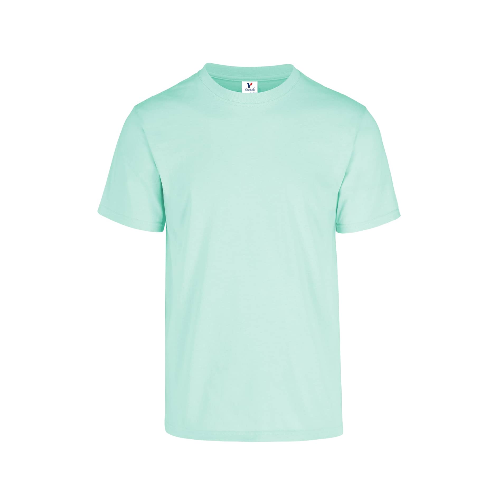 Playera Hombre Caballero Peso Completo Manga Corta Cuello Redondo C0300 - Yazbek® - Aqua - Ver 1