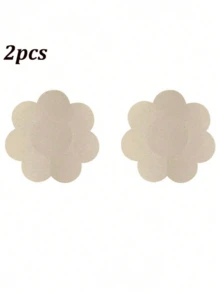 2pcs Silicone Triangle Bra Inserts Pads Enhancers - Elegant Style Solid Color, Hand Washable, Reusable For Swimwear And Bikinis, Non-Textile, 1 Pair Set - Multicolor - View 10