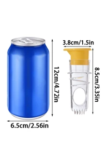 1pc Lemon Squeezer,Screw-Top Lemon Squeezer,Manual Lemon Juicer,Built-In Filter Orange Citrus Press,Orange Citrus Press,Manual Lemon/Fruit/Orange Juicer, Juicer,Essential Kitchen Gadgets For Fresh Juice Lovers,Available Fo Lemon,Fruit,Orange,Suitable For Daily Use,Restaurants