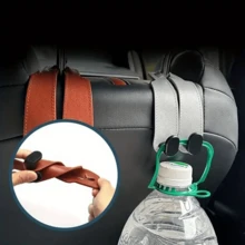 Car Seat Back Dual Hooks, Multifunctional Car Backseat Phone Holder - Multicolor - View 5