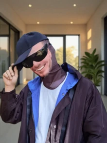 Customized 3D Funny Face Mask | Personalized Cosplay Mask | Creative Gift For Friends | Party Mask - Multicolor - View 2