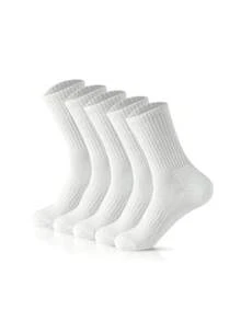 50双/40双/30双/24双/20双/12双/10双/8双/6双/4双/2双 女士黑白紧身运动袜 跑步袜 适合骑行 厚实舒适的日常穿着袜子 男女通用休闲保暖长袜 抗菌吸湿排汗 适合居家穿着 - 彩色 - 查看 53