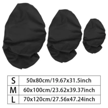 Motorcycle Rain Seat Cover Universal Flexible Waterproof Saddle Cover Black Dust UV Sun Sown Protect Motorcycle Accessories, Fit For Scooters And Motorcycles, Breathable Design For Comfort And Protection,Mother's Day Gift,Bedroom Decor,Garden,Kitchen Decor,Summer,Beach,Travel Essentials,Room Decor,Squishy,Graduation - Black - View 2