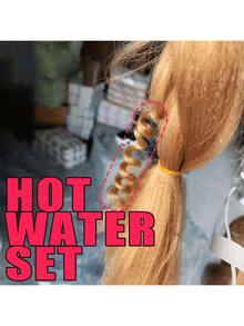 Xpression 合成钩针接发适用于钩针扭辫，专业级，男女通用，多种长度可选，可打造惊艳发型，非常适合 DIY 节日派对、狂欢节、音乐节和度假造型，合成大辫子钩针接发 Expression 编织接发 Yaki 直发女式巨型编织发 Kanekalon 大辫子日常佩戴 - 彩色 - 查看 6