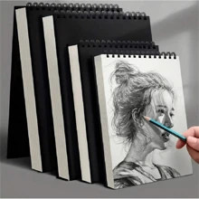 1 paquet de 30 feuilles, carnet de croquis, bloc-notes à spirale supérieure, carnet de croquis sans acide, papier artistique pour le dessin, la peinture et l'écriture pour adultes, débutants et artistes