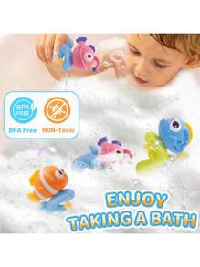 1pc Clownfish Water Gun Toy, Beach Pool Shooting Game Water Gun Toy For Summer Pool Beach, Ocean World Outdoor Toy, Suitable For Children 3+ And Adults, Fit For Birthday Party And Summer Outdoor Water Fight, Family And Friends Interaction, Birthday/Holiday Gift (Some Colors Random)