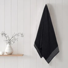 Ultra Soft 2 Pack Oversized Bath Towel Set 28x55 Inches, 100% Cotton Large Bath Towels, Ultra Absorbant Compact Quickdry & Lightweight Towel, Ideal For Gym Travel Camp Pool - Brown - Black - View 3