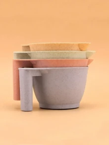 1pc/4pcs Hair Colouring Bowl, Professional Hair Colour Mixing Bowl, Barber Shop Straw Picking Bowl, Hair Salon Styling Accessories, Dyeing Bowl Plastic Bowl, Hairdressing Tools, Home Hair Colouring Tools,Back To School,Travel Holiday Essentials,Hair Accessories For Women - Multicolor - View 16